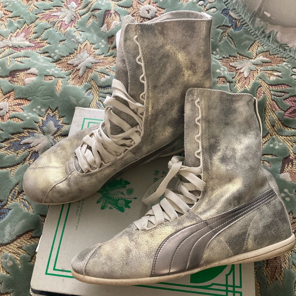 Ughhhhh Eskiva Puma boxing shoess🤍🗡